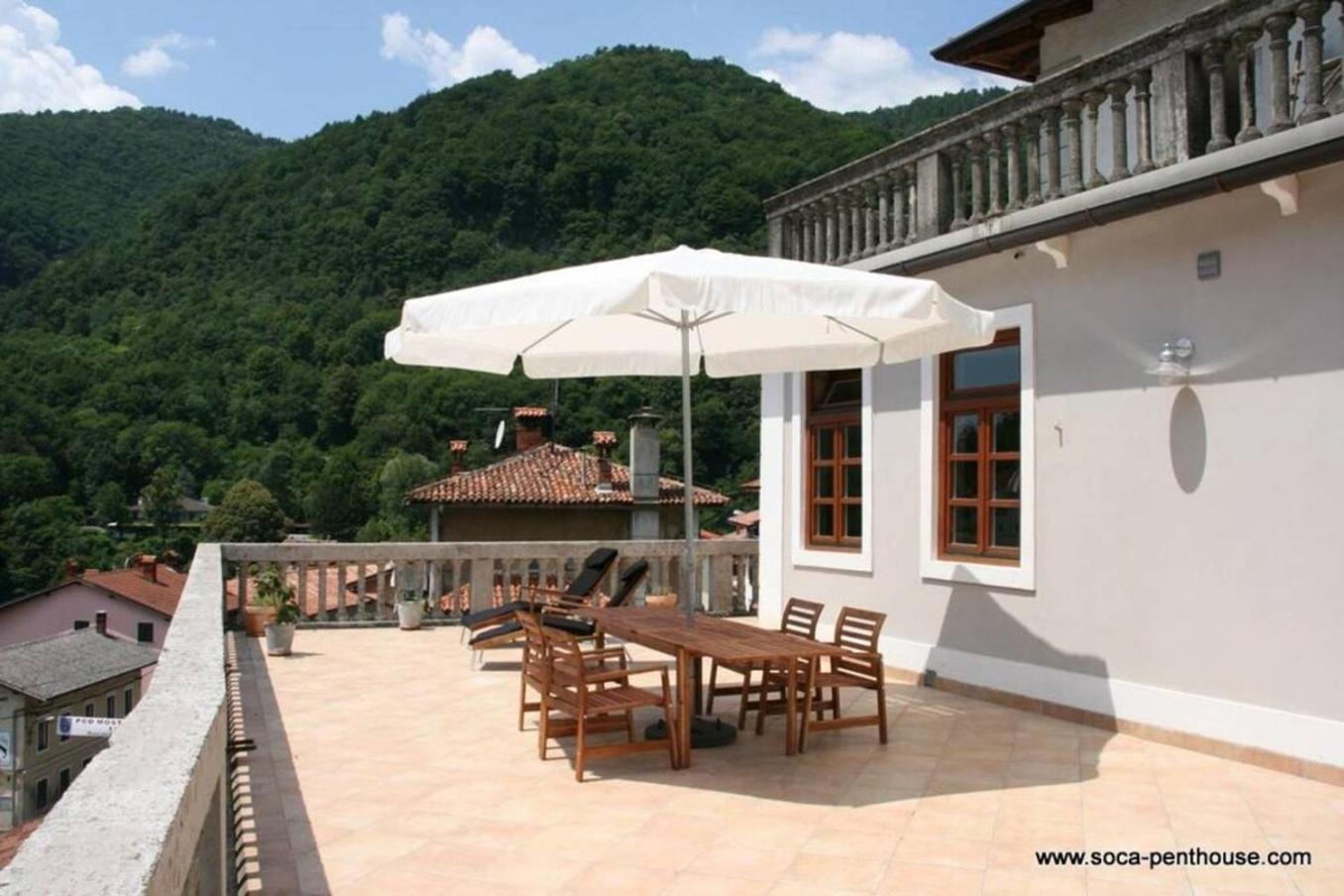 Stylish Penthouse With Large Terrace Apartment Most na Soči Екстериор снимка